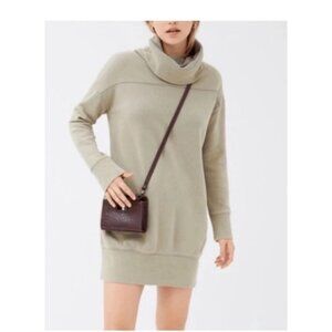 Urban Outfitters Cream Turtleneck Dress